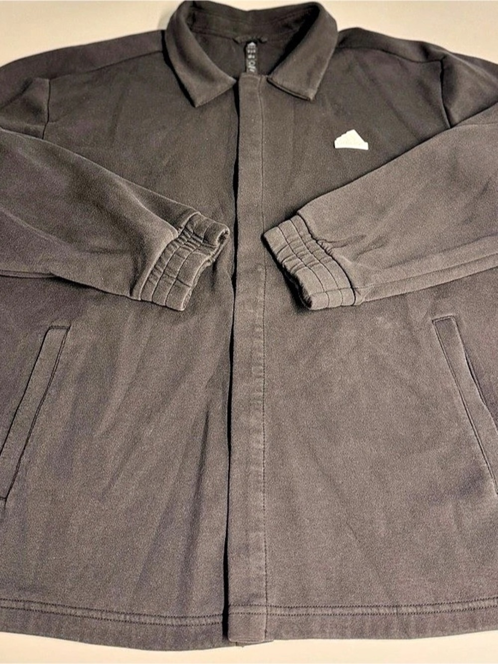 adidas Men's Striped Performance Shacket XL Like New